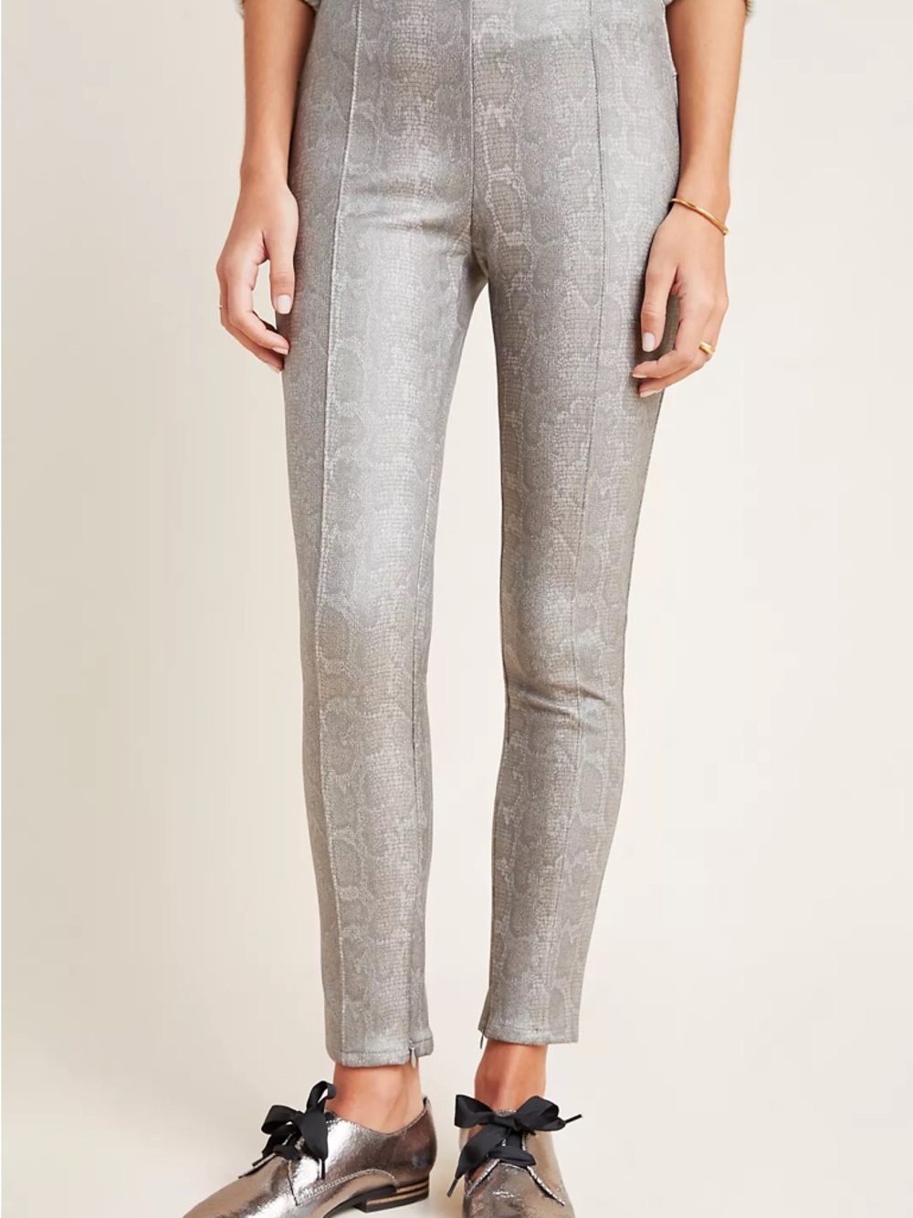 Anthropologie Snake skin print leggings